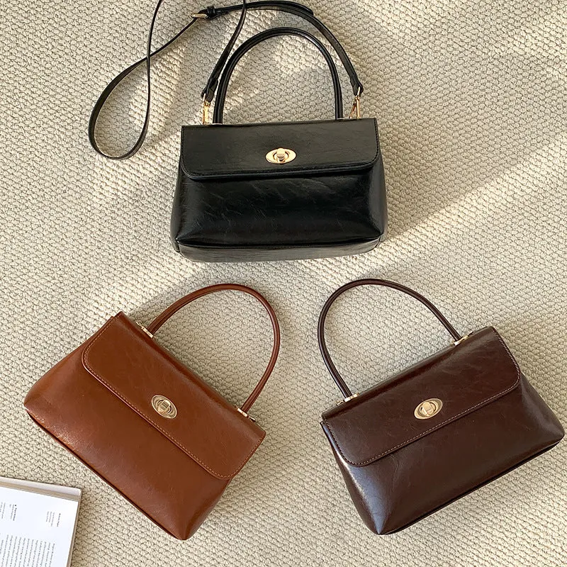 Vvsha Classic Trendy Flap Crossbody Bags For Women Vintage Handbag Luxury Designer Solid High Fashion Shoulder Bag Versatile Simple