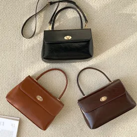 Vvsha Classic Trendy Flap Crossbody Bags For Women Vintage Handbag Luxury Designer Solid High Fashion Shoulder Bag Versatile Simple