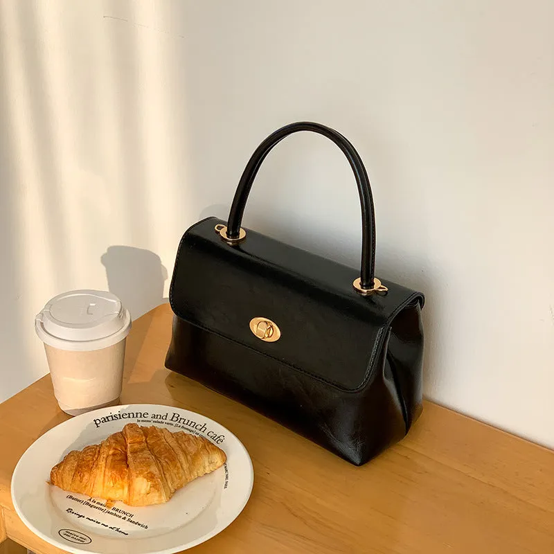 Vvsha Classic Trendy Flap Crossbody Bags For Women Vintage Handbag Luxury Designer Solid High Fashion Shoulder Bag Versatile Simple