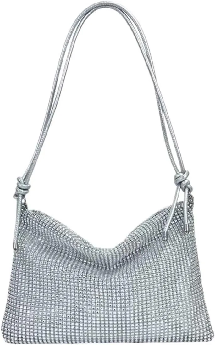 Women Evening Clutch Bag Shiny Crystal Dinner Party Wedding Purses Handbag Designer Shoulder Underarm Bags