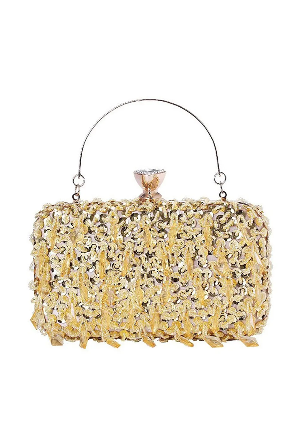 Women¡¯s Beaded Sequined Evening Clutch Bags