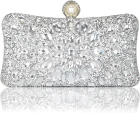 Women's Evening Bags Sparkly Rhinestone Clutch Purses Luxury Handbags